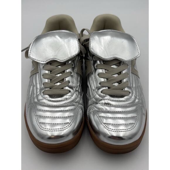 Cushionaire Astro Retro Sneakers Silver Metallic Size 8.5 M Soft Step - Picture 11 of 11